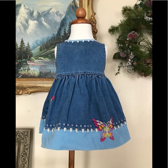 Baby GAP Butterfly Denim Dress - Picture 6 of 6